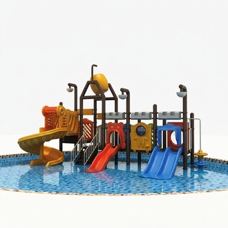 Spielhaus Garten Spielplatz Kinderspielplatz mit Rutschen Unterhaltung
