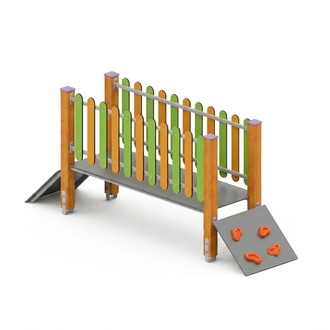 Spielplatz Balancierbrücke Hängebrücke Kletterbrücke Wackelbalken Schwebebalken