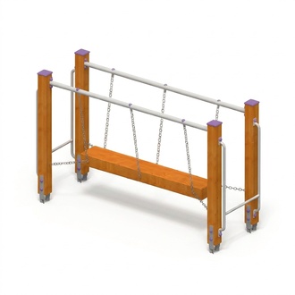 Spielplatz Balancierbrücke Schwebebalken Hängebrücke Kletterbrücke Wackelbalken
