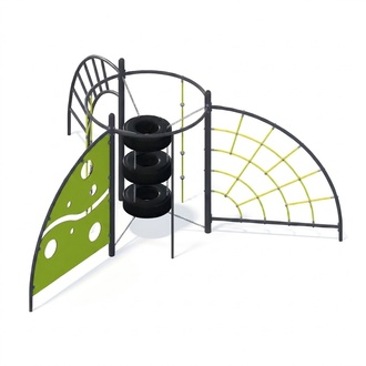 Spielplatz Greifstangen Übungsplattform HängeübergängeSeilstangen Kletterstangen