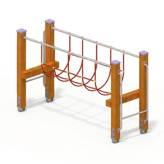 Spielplatz Hängebrücke Schwebebalken Balancierbrücke Kletterbrücke Wackelbalken