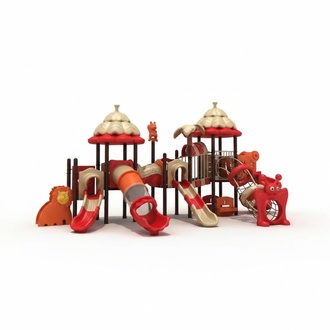 Spielplatz Kinder Spielturm mit Rutsche Spielhaus Kundenwunsch Fertigung