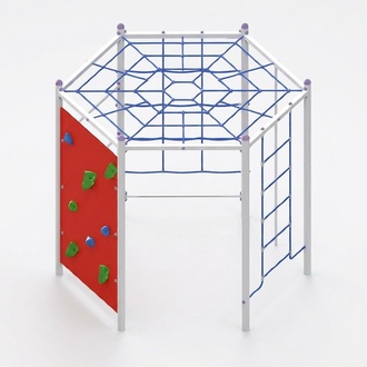 Spielplatz MultifunktionsSechseck VielseitigesHexagon Freiluftspielplatz Kinder
