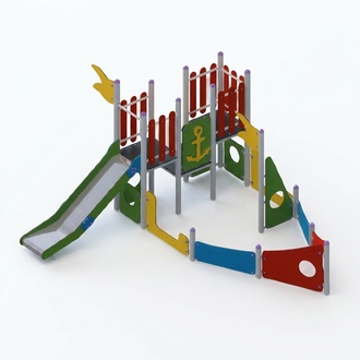 Spielplatz Piratenboote Bewegungspark Freizeitplatz Spielzeugboote Kinderpark