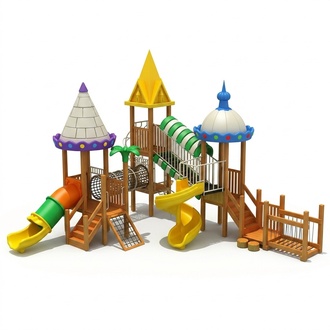 Spielturm mit Labyrinth Kletterturm Kinderspielplatz mit Rutschen Spielplätze