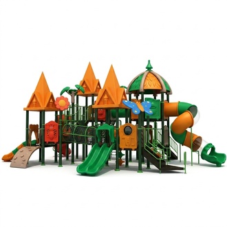 Spielturm mit Rutsche Kletterturm Spiel Gerät Anlage Outdoor Spielplatz