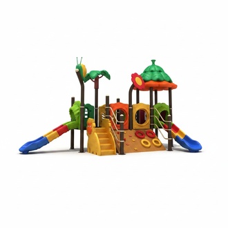 Spielturm Rutsche Turm Spielhaus Spielplatz Outdoor Kletterturm Neu