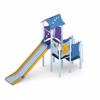 Spielzone Spielplatz Rutschbahn Kinderspielplatz Freizeitpark Bewegungsfläche