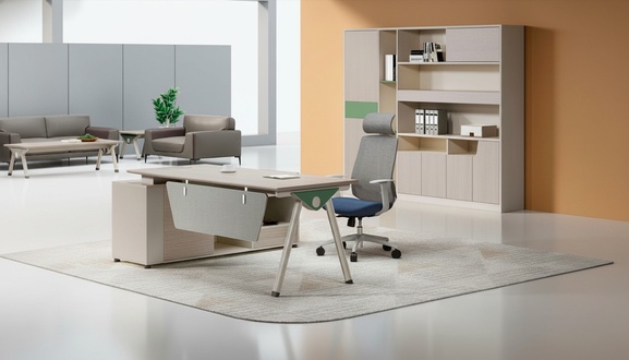Stilvoller Ecktisch Designer Arbeitszimmer Luxus Möbel Edle Bürotische