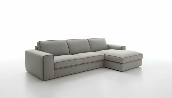 Stoff L-Form Couch Wohnlandschaft Ecksofa Modern Design Sofa Focus alfitalia
