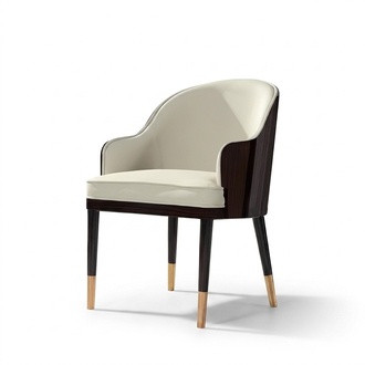 Stuhl 1x Ess Zimmer Polster Stuhl Fernseh Lounge Club Leder Textil Sitz