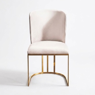Stuhl 4x Stühle Gruppe Set Wohn Esszimmer Garnitur Stil Textil Moderne