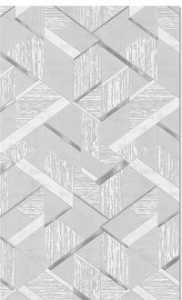 Teppich Geometrisches Muster Kurzflor Beige Arbeitszimmer Wohnzimmer