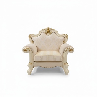 Textil Sessel 1 Sitzer Sofa Polster Sofas Design Luxus Klassische Barock