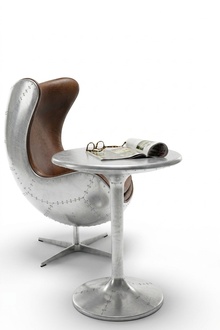 Tisch Cocktailtisch Vintage Beistell Couchtisch Aviator flugzeug Möbel Tische
