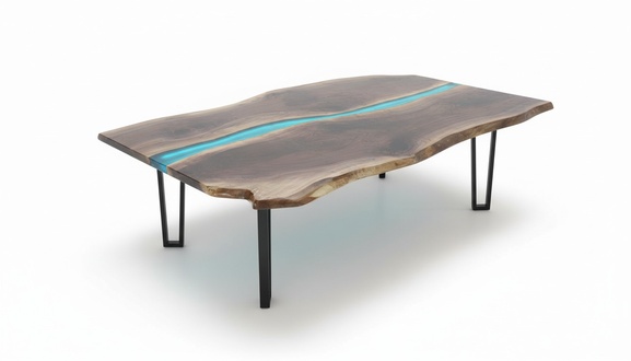 tisch esstisch tische epoxid harz epoxy massive design möbel 240x100 echtes holz