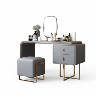 Tisch Modern Konsole Spiegel. Kommode Schminktisch Schlafzimmer Hocker