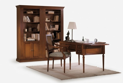 Tisch Schreibtisch Sekretär Schreibtische Italienische Möbel Stuhl Set Büro 2tlg