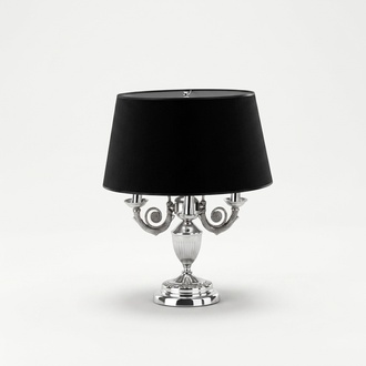 Tischlampe mit Schwarzen Schirm Leuchte Tischleuchte Tischlampen Lampe