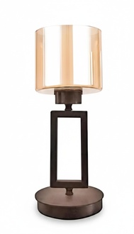 Tischlampe Tischleuchte Lampe Leuchten Glas Gold Lampen Tisch Schwarz