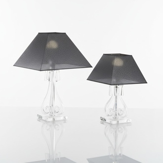 Tischleuchte Antik Stil Tisch Lampe Kristall Leuchte Lampen Leuchten