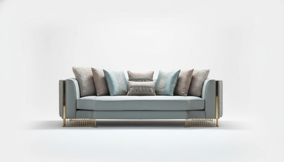 Turkis Couch Dreisitzer Couchen Möbel Sofa Elegante Villen Einrichtung