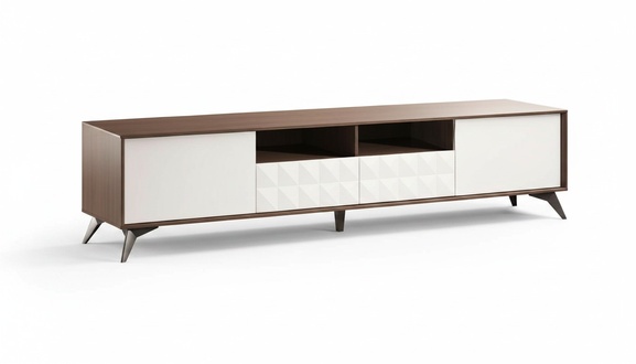 TV-Lowboard Fernsehkommode TV-Möbel Fernsehablage Holzmöbel Sideboard
