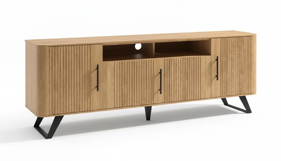TV-Lowboard Fernsehkommode TV-Möbel Fernsehablage Holzmöbel Sideboard