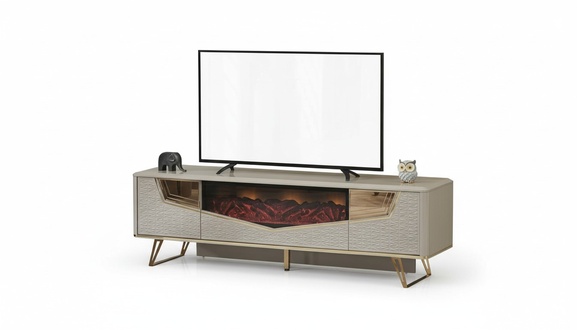 TV-Lowboard TV-Möbel Fernsehboard Medienmöbel Media-Lowboard Wohnzimmer-RTV