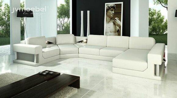 U Form Couchen Möbel Sofas Ecksofa Sofa Couch Polster Bettfunktion Couch Neu