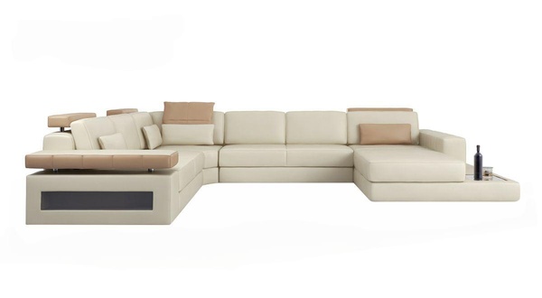 U Form Ecksofa Couch Polster Big xxl Sofas Couchen Sofa Wohnlandschaft Neu