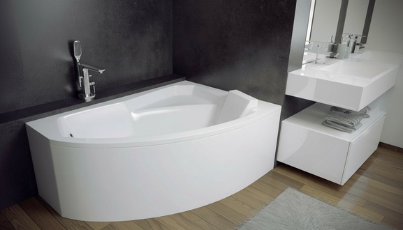 Unförmige Badezimmer Wanne Eck Badewannen Design Bad Wannen Acryl Weiß Neu