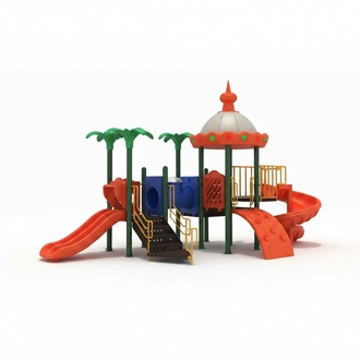 Unterhaltung für Kinder Spielturm mit Rutsche Kletterturm Spielplatz
