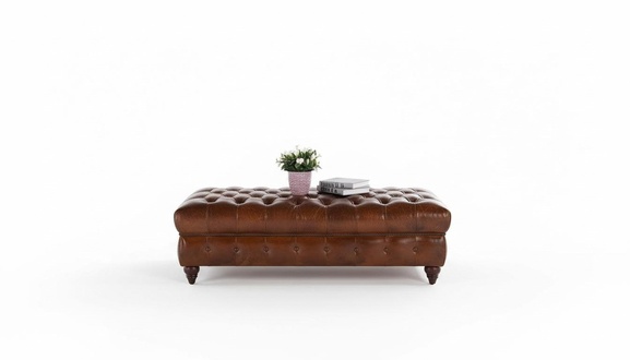 Vintage Chesterfield Sofagarnitur Couch Polster Sofa Leder 3+1 Sitzer Set 2tlg.