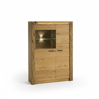 Vitrine Anrichte Schrank Regal Modern Stil Wohnzimmer Kommoden Glas