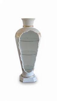 Vitrine Bar Eck Regal Glas Amphore Vase Bodenfase Schrank Vitrinen Schrank