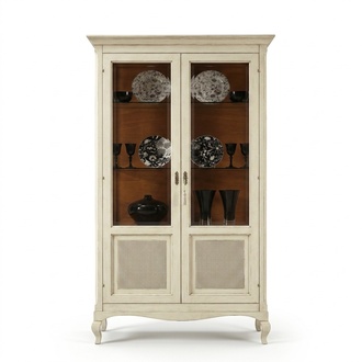 Vitrine Holz Luxus Schränke Klassische Anrichte Design Möbel Italienische