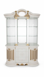 Vitrine Holz Schrank Klassische Vitrinen Holz Schränke Design Wohnzimmer