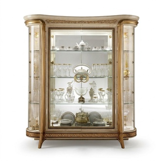 VITRINE Schrank Glasschrank Designer Möbel Barock Rokoko Jugendstil