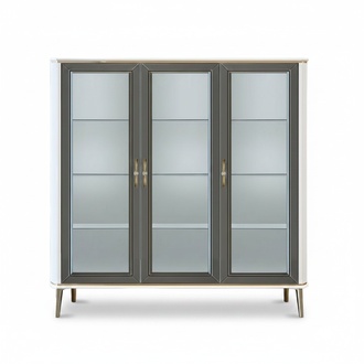 Vitrine Wohnzimmer Schrank Holz Glas Schränke Italienische Exzellenz Ästhetik