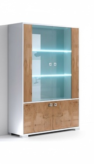 Vitrine XXL Vitrinen Wohnzimmer 110*50 Schränke Design Italienische Möbel neu