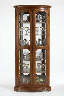 Vitrinen Glas Schrank Italienische Möbel Wohnzimmer Anrichte Schränke
