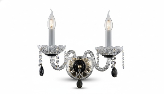Wandleuchte Bohemia Luster Antik Stil Kronleuchter Wand Lampen Wandlampe