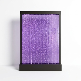 Wandpaneel Trennwand Wasser Wand LED Wasserwand Design Beleuchtet