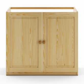 Waschbeckenunterschrank Badschrank Badezimmerschrank Kommode Vollholz Möbel Neu
