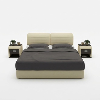 Wasserbett Hotel Doppelbett Betten Mit USB Komplett Lederbett Polsterbett Wasser