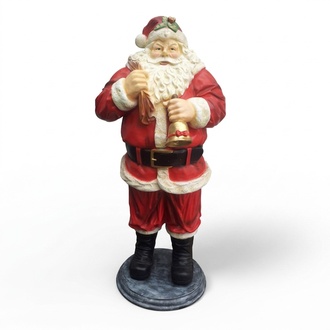 Weihnachtsmann Figur Statue Deko Figuren Dekoration Nikolaus Skulptur
