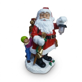 Weihnachtsmann Figur Statue Deko Figuren Deko Nikolaus Skulptur 75cm
