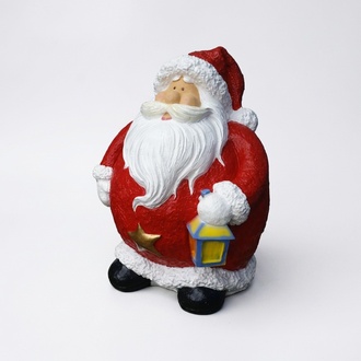 Weihnachtsmann Figur Statue Deko Figuren Dekoration Nikolaus Skulptur