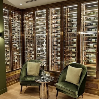 Weinschrank Weinkühlschrank Schaukasten Weinmöbel Schrankvitrine Weinvitrine